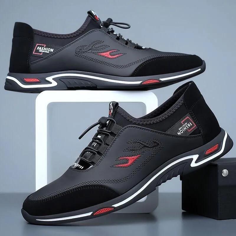 👞Biznisz alkalmi cipő férfiaknak lélegző bőrből ✅ szaggátló✅puha puha bőr✅divatos és sokoldalúan használható