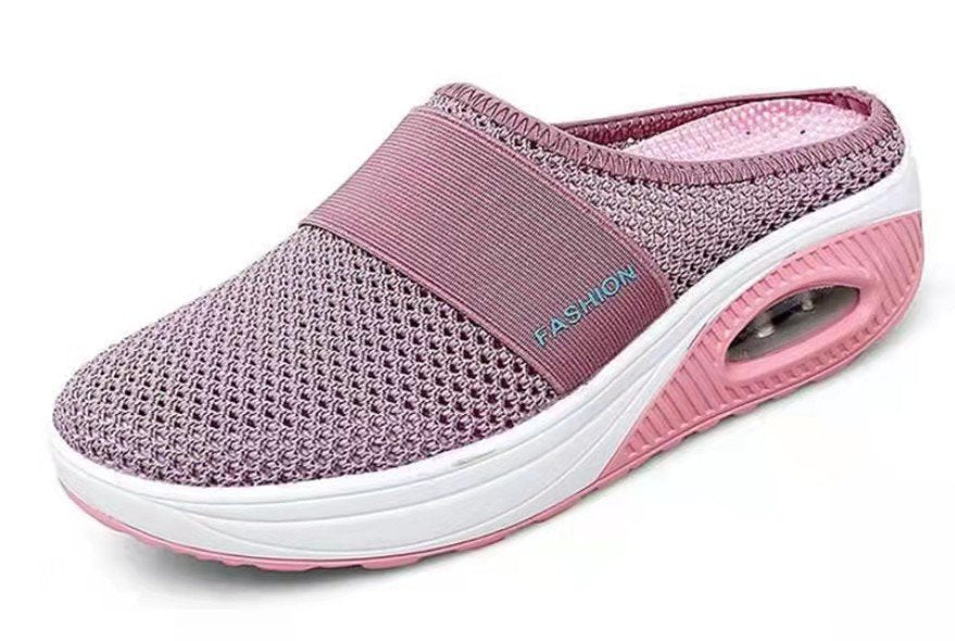 🚶♀👟【35-43】 2025 légpárnás hálós cipők divatos üreges papucsok