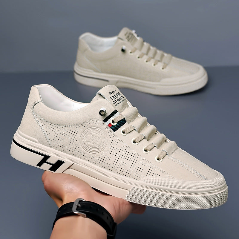 🔥【39-44】👟2025 Męskie buty na deskę z miękką skórzaną podeszwą do noszenia na co dzień