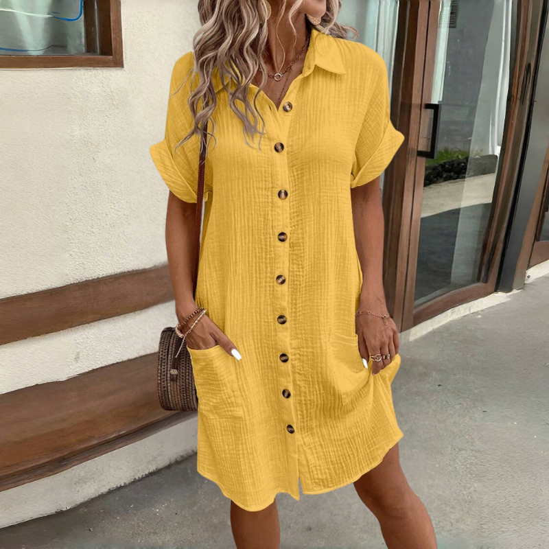 đVĂĄsĂĄrol egyet, kap egyet ingyenđ Rövid ujjĂș divatos ruha, könnyƱ Ă©s lĂ©gĂĄteresztĆ