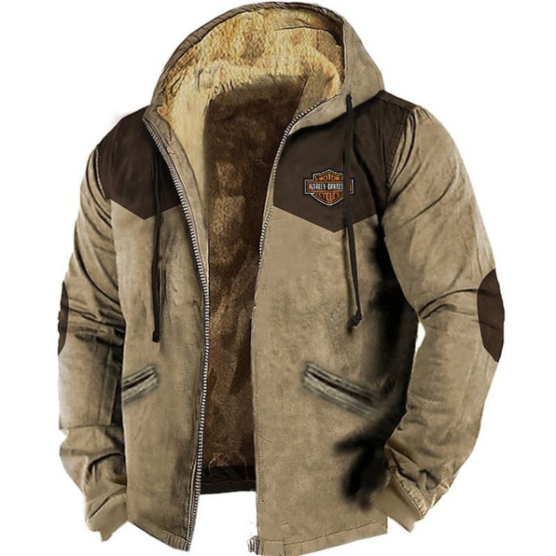 ❄️🧥Časově omezená 50% sleva【M-5XL】Módní pánské podzimní a zimní bundy volné, zesílené a sametové