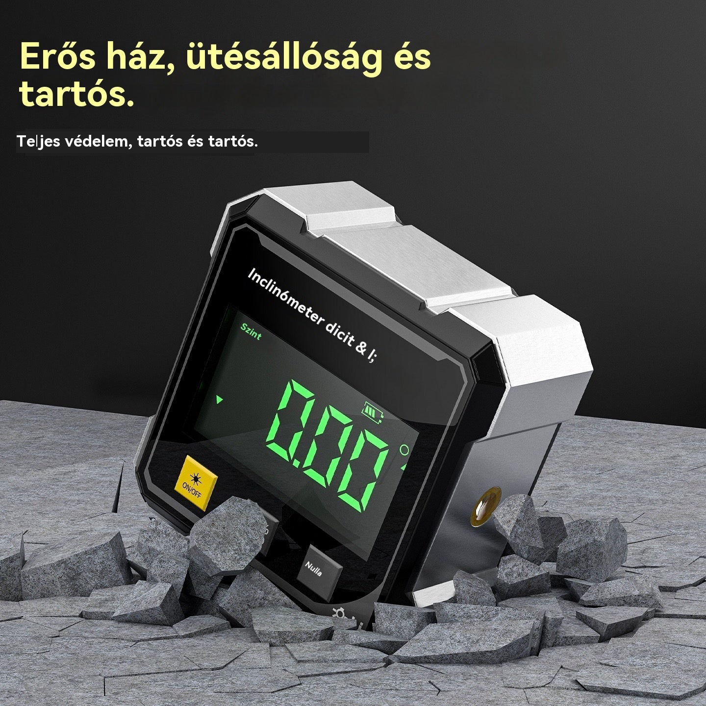 【📢📢Forró eladás 💥】Négylapos mágneses, kétoldalas elektronikus lézeres szintező
