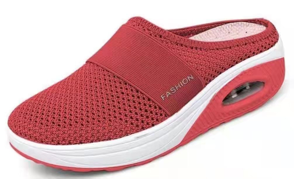🚶♀👟【35-43】 2025 légpárnás hálós cipők divatos üreges papucsok