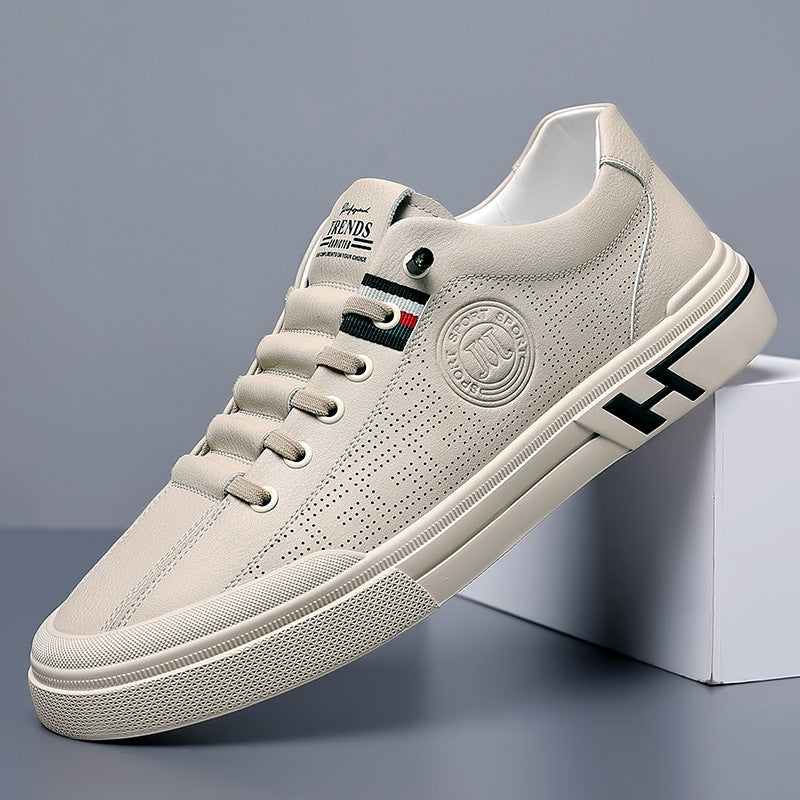 🔥【39-44】👟2025 Męskie buty na deskę z miękką skórzaną podeszwą do noszenia na co dzień