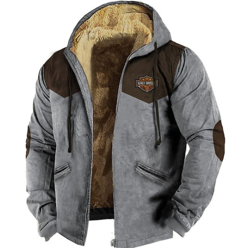 ❄️🧥Časově omezená 50% sleva【M-5XL】Módní pánské podzimní a zimní bundy volné, zesílené a sametové