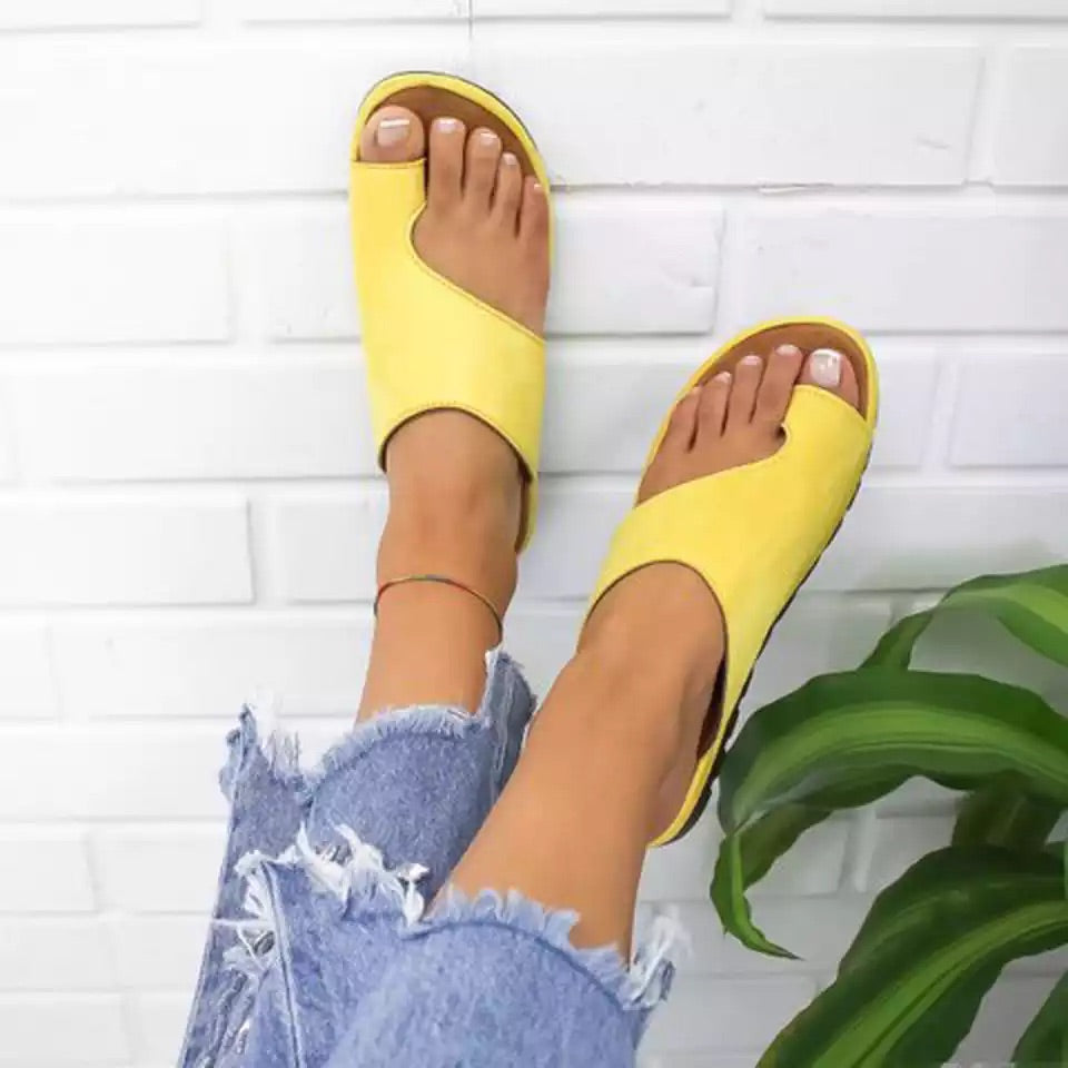 【35-43】🍃👡Női robbanékony, lapos fenekű nyári crossover nagy méretű papucs