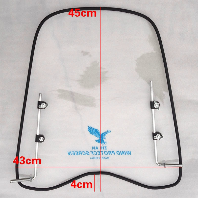 【Vegyél egyet, kapsz egyet ingyen】 2025 új elektromos jármű motorkerékpár szélvédő, univerzális szélvédő