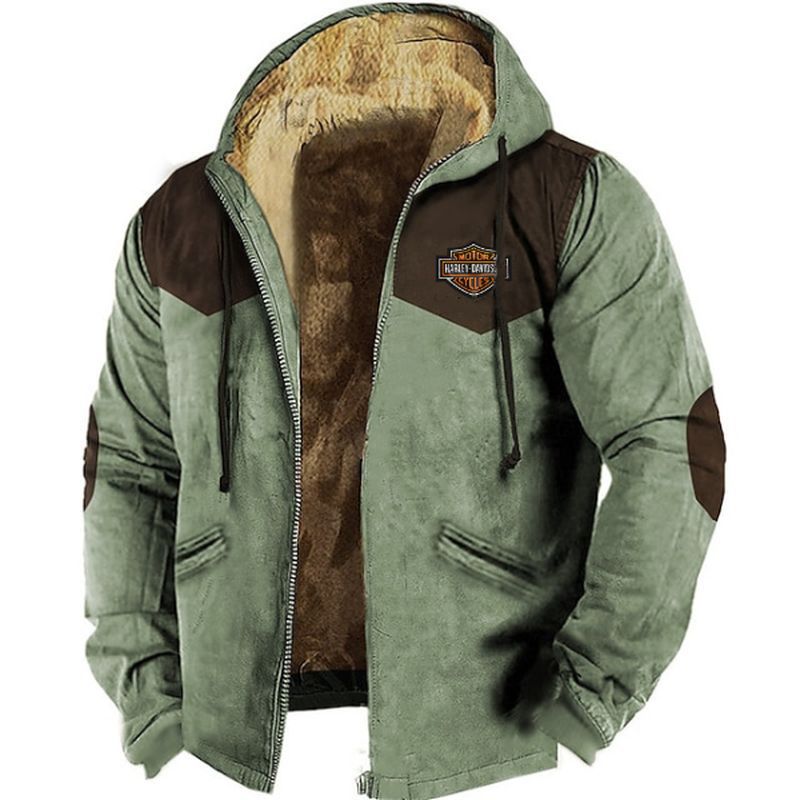 ❄️🧥Časově omezená 50% sleva【M-5XL】Módní pánské podzimní a zimní bundy volné, zesílené a sametové