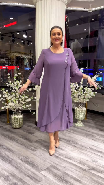 【S-5XL】❤️2024-es új, kiváló minőségű sifonruhák
