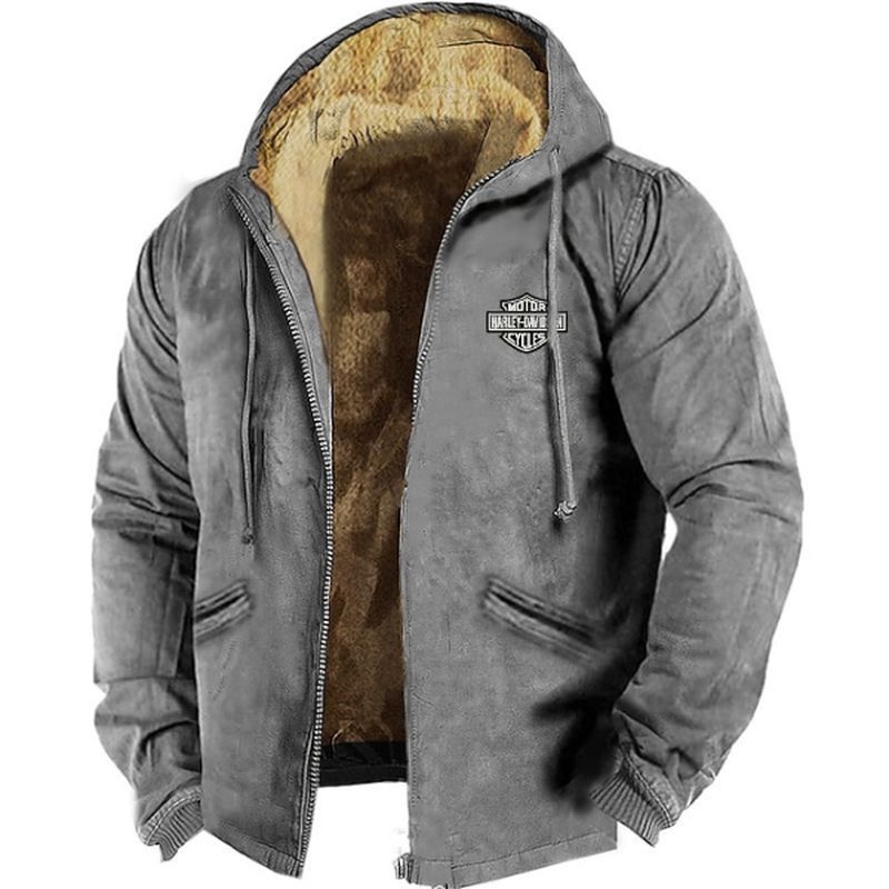 ❄️🧥Časově omezená 50% sleva【M-5XL】Módní pánské podzimní a zimní bundy volné, zesílené a sametové
