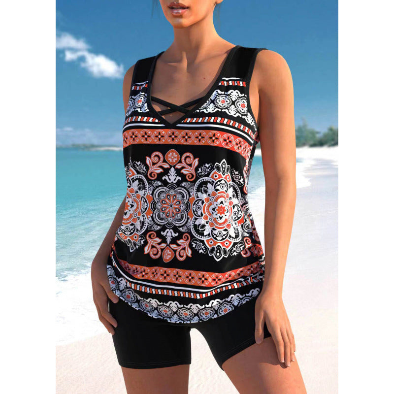 👙【S-5XL】Kétrészes sport fürdőruha nőknek