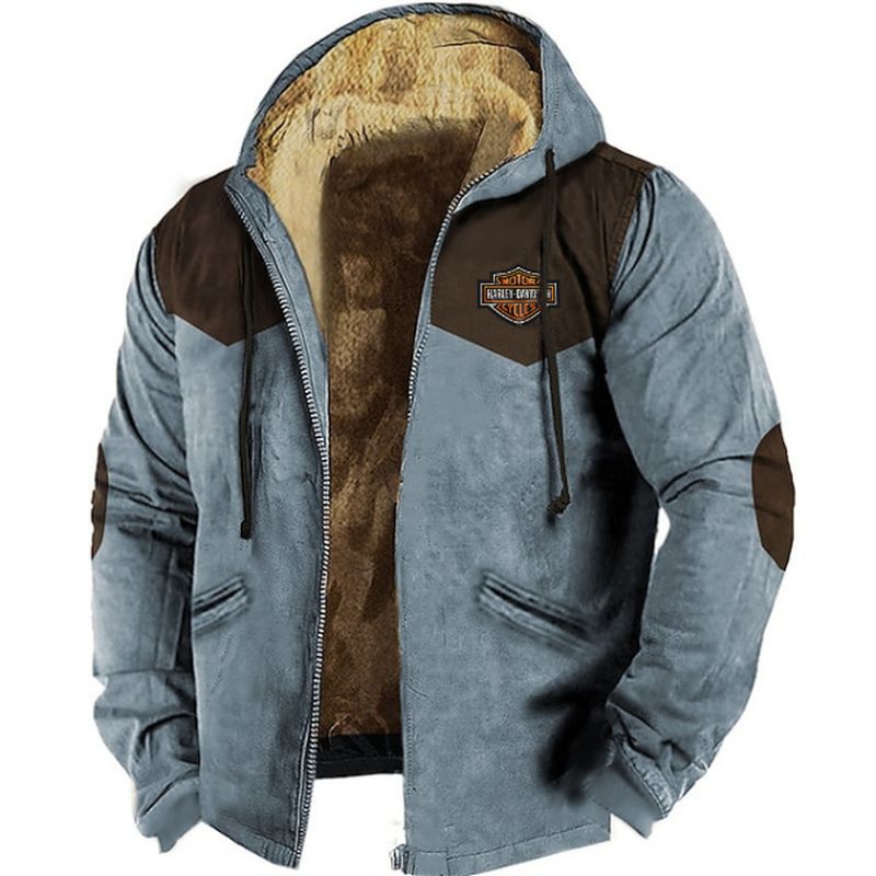 ❄️🧥Časově omezená 50% sleva【M-5XL】Módní pánské podzimní a zimní bundy volné, zesílené a sametové