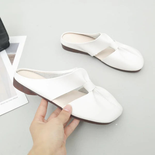 👡【Ultra puha】【Annyira kényelmes, hogy le sem akarod majd venni!】Divatos, kényelmes, lélegző papucsok alacsony talppal