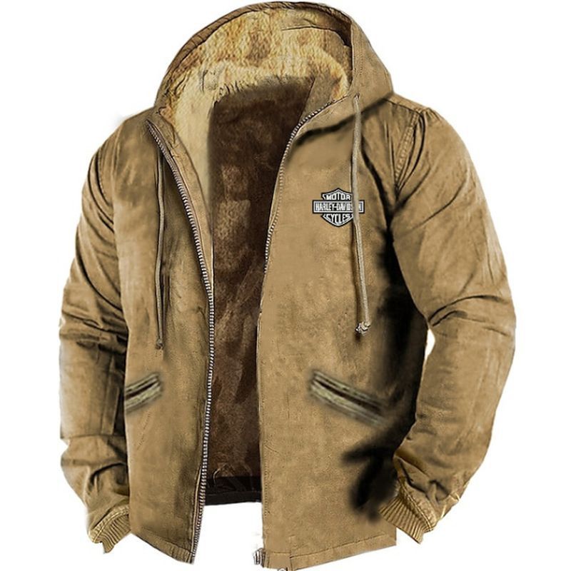 ❄️🧥Časově omezená 50% sleva【M-5XL】Módní pánské podzimní a zimní bundy volné, zesílené a sametové