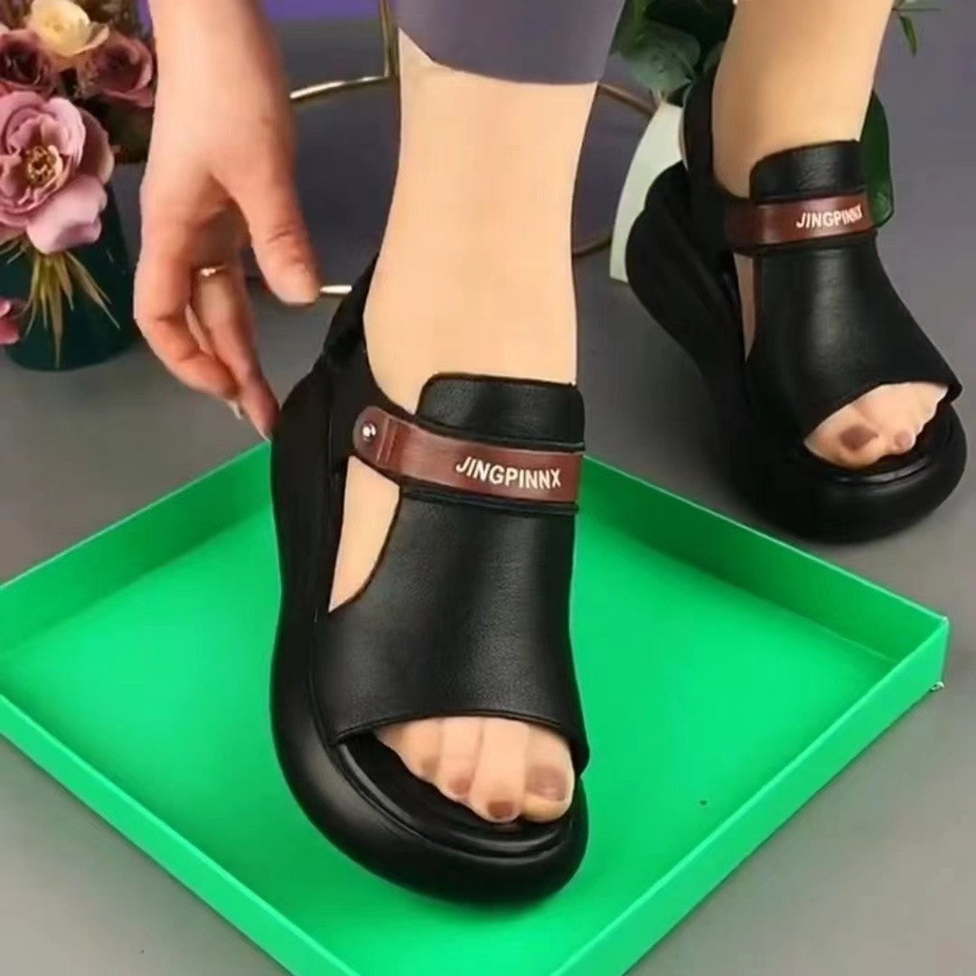 đ„ăReducere de 50% pe timp limitatăđ„żă35-40ă 2024 Summer Roman Beach Pantofi Pantofi de dama cu talpa groasa cu talpa moale