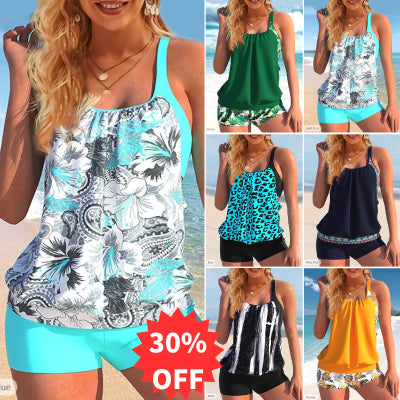 【30% OFF】🏖️🩱【S-5XL】2023 Új nyomtatott fürdőruha szett hölgyeknek