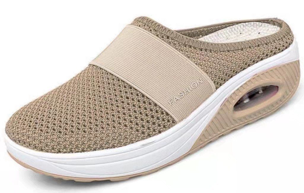 🚶♀👟【35-43】 2025 légpárnás hálós cipők divatos üreges papucsok