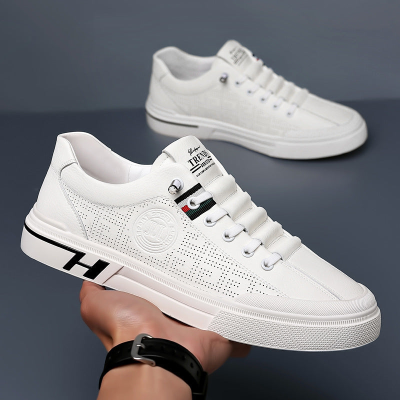 🔥【39-44】👟2025 Męskie buty na deskę z miękką skórzaną podeszwą do noszenia na co dzień