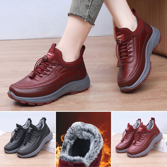 【Hot Sale】🔥【35-41】 2024 őszi és téli sport és szabadidő cipő új csúszásmentes pamut csizma puha talppal