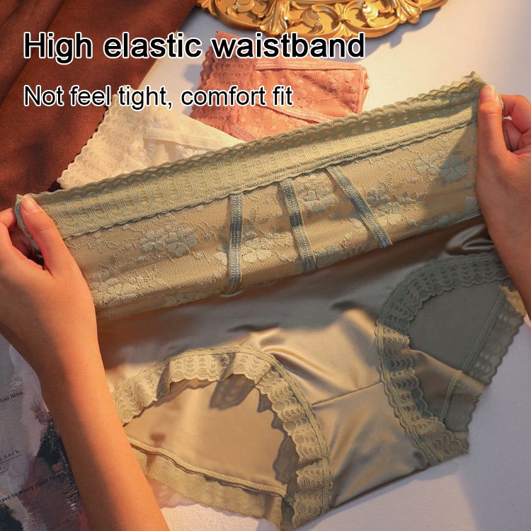 【6 darab】 új, magas derekú csipkés szexi könnyű luxus bőrbarát lélegző bugyi