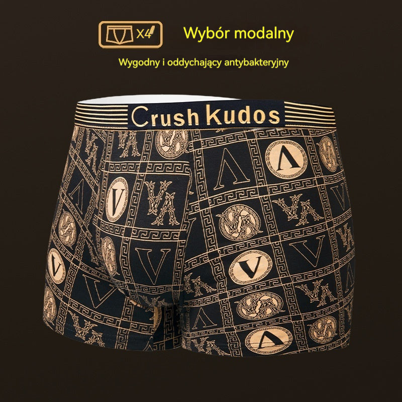 🔥【Kup 2 i otrzymaj 2 gratis】🚹✅💥【40–140 kg】Męska oddychająca bielizna z lodowego jedwabiu, bezszwowa i wygodna, w dużych rozmiarach, z modnym nadrukiem