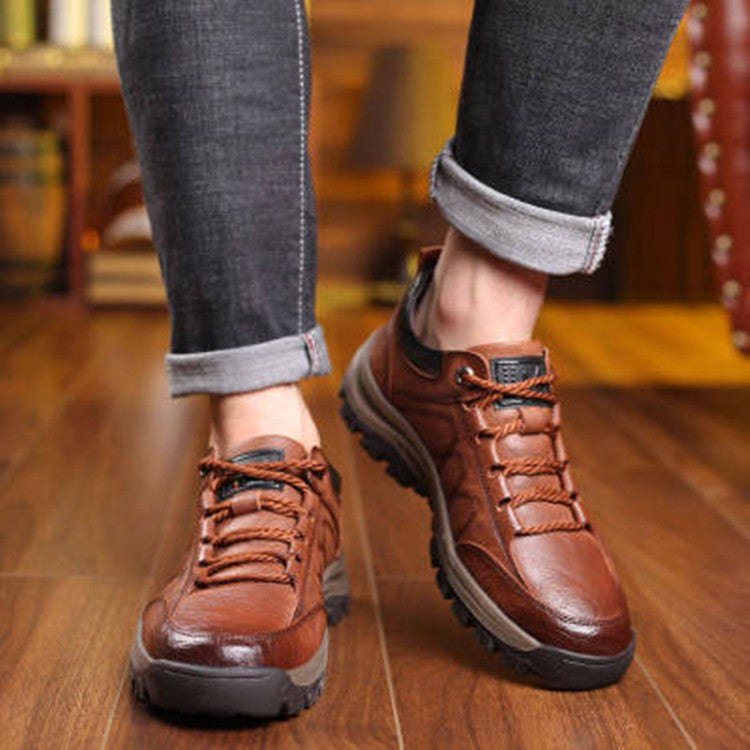 🔥👞Los más vendidos con un 40% de descuento: zapatos de cuero para hombre de nueva moda de invierno 2025, extremadamente cómodos-2