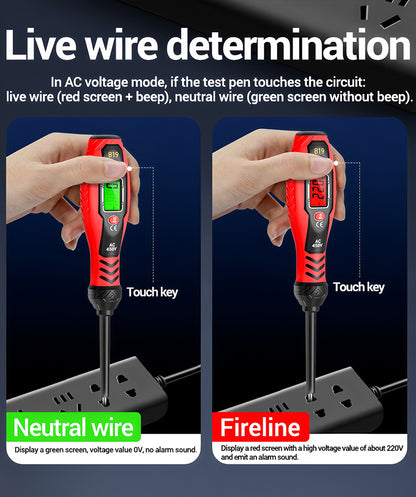 🔥【Αγόρασε 1, πάρε 1 δωρεάν】Υψηλής ακρίβειας έξυπνο μετρητικό στυλό, ψηφιακό πολυλειτουργικό αισθητήριο μετρητικό στυλό, ανίχνευση κυκλώματος