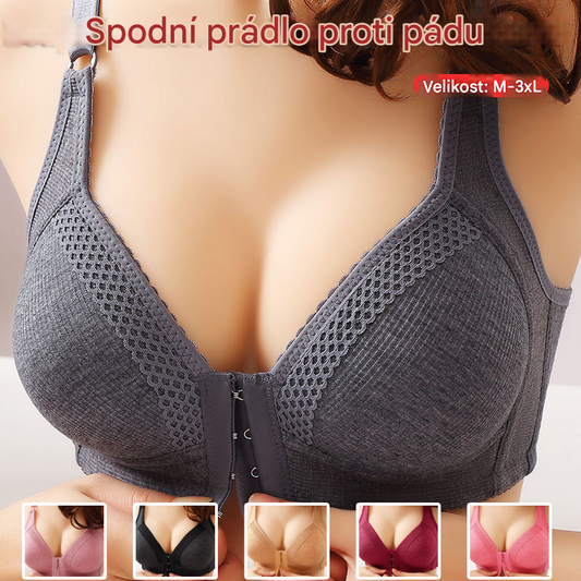 💥【Balení 3 kusů】🔥❤️ Vysoce kvalitní bezešvá podprsenka push-up, módní a sexy, zabraňuje poklesnutí