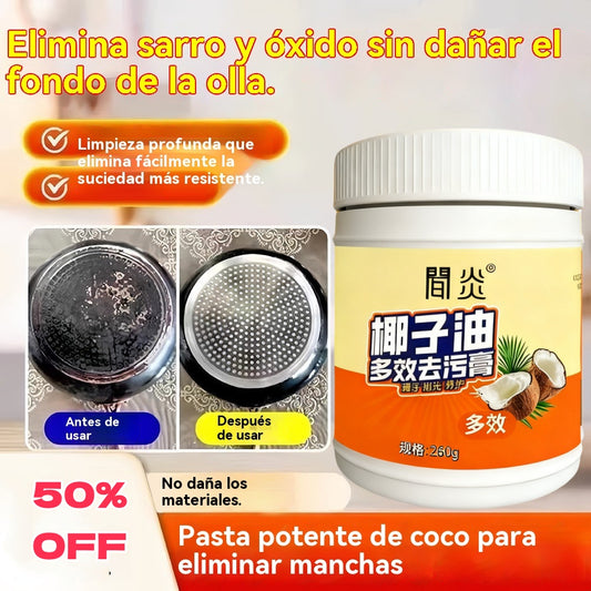 🔥【Compra 1 y llévate 1 gratis】2 piezas 27 euros🔥 Pasta de limpieza doméstica multifuncional que puede limpiar manchas de aceite, óxido y cal.