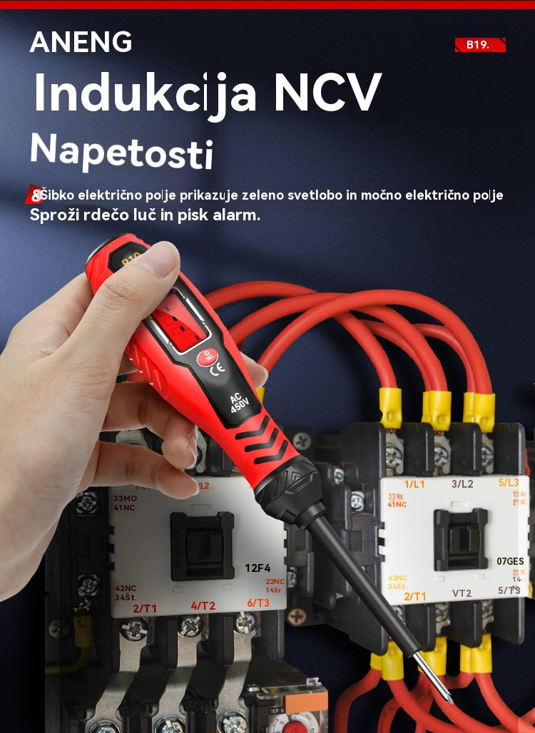 🔥【Kupte 1 a získejte 1 zdarma】🛠️Vysoce přesné chytré měřící pero, multifunkční indukční digitální měřící pero, testování obvodů