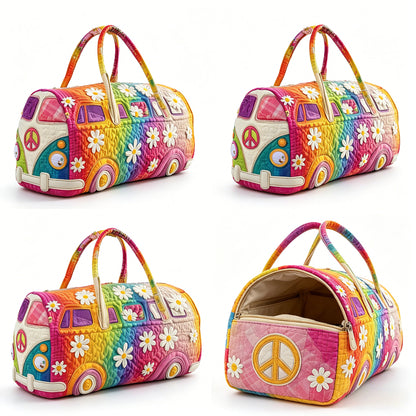 🌸Hippie Van párnázott utazótáska，【(16x8x8) hüvelyk】1 darab 11900 Ft