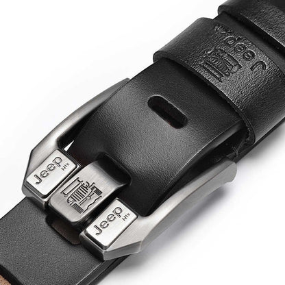 🔥Éxito de ventas 【Descuento 50%】 Cinturón de cuero de alta calidad para hombre, estilo retro, ideal para vaqueros