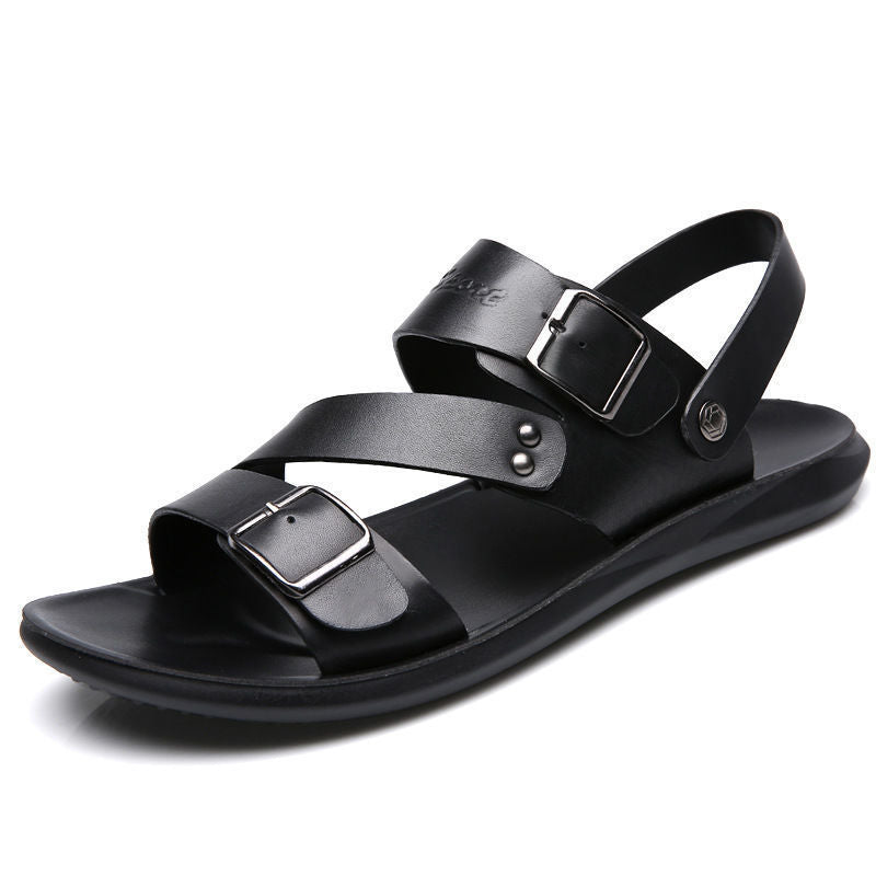 [39-28]👡👡 50% kedvezmény——Új férfi nyári szandálok puha, valódi bőrből