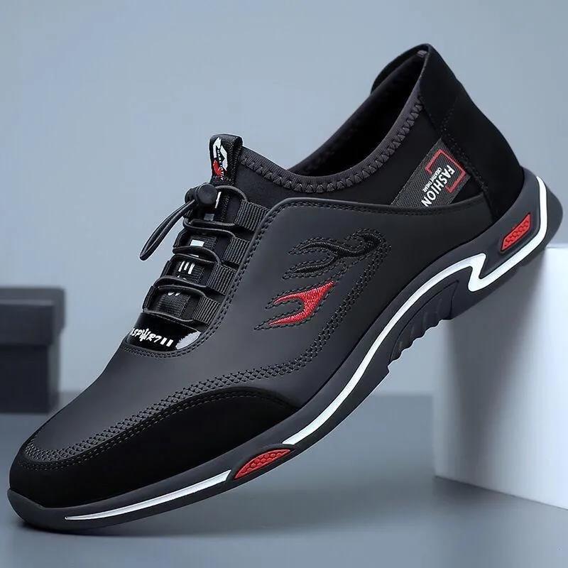 👞Biznisz alkalmi cipő férfiaknak lélegző bőrből ✅ szaggátló✅puha puha bőr✅divatos és sokoldalúan használható