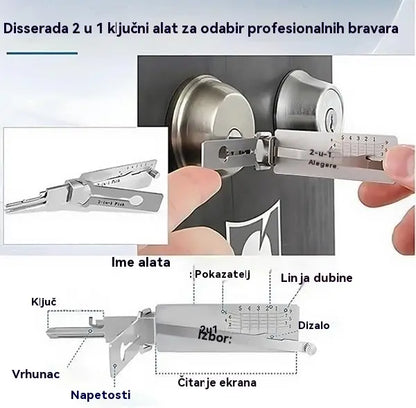 🔐🔑 49% kedvezmény🔥Rozsdamentes acél kulcsdekóder