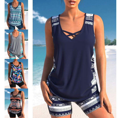 👙【S-5XL】Kétrészes sport fürdőruha nőknek