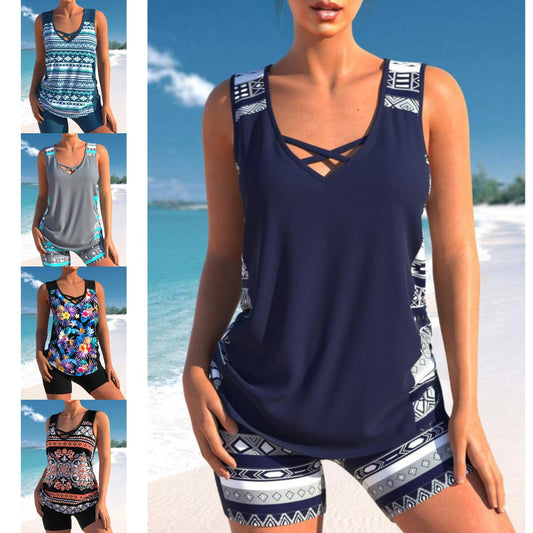 👙【S-5XL】Kétrészes sport fürdőruha nőknek