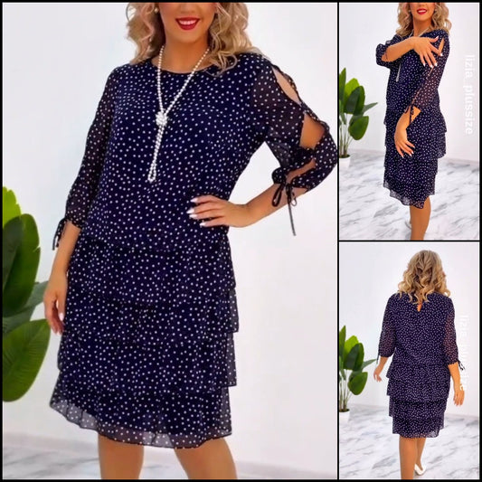 🏆【S-5XL】💃Könnyű sziluettű luxusruha, kényelmes sifonból