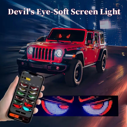 💡🎫【70*173mm】 Ultra vékony és rugalmas puha LED autós kijelző