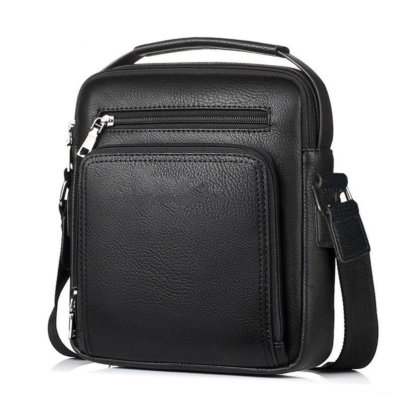 🔥👜【Legnépszerűbb!✨】【50% kedvezmény✨】👍🎁Férfi valódi bőr válltáska: Lezser és stílusos, könnyű és praktikus, nélkülözhetetlen kiegészítő a munkába.
