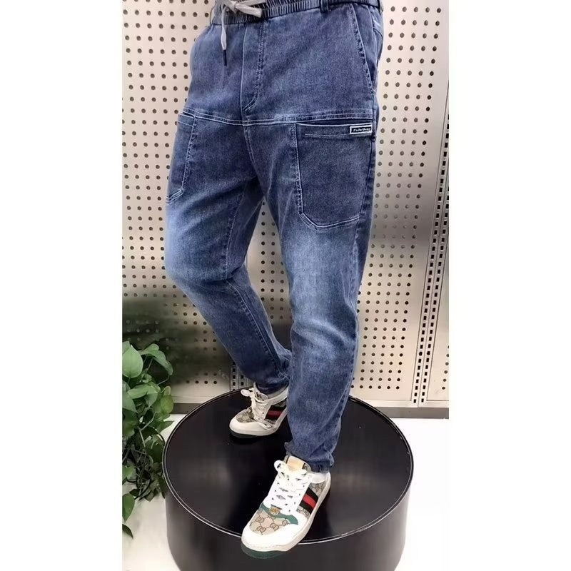🔥【„Akciová cena, dnes zľava 50 %“】👖👖【S-5XL】 2025 nové pánske super strečové rifle nadmernej veľkosti