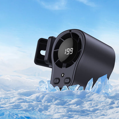 🌀 Kézhasználat nélküli ventilátor LED kijelzővel, beépített csipesszel és 199 állítható szinttel