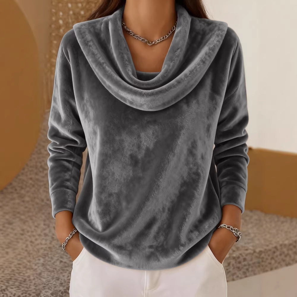 🔥❤️ 【S–3XL】Nowa, casualowa, luźna bluza polarowa z długim rękawem