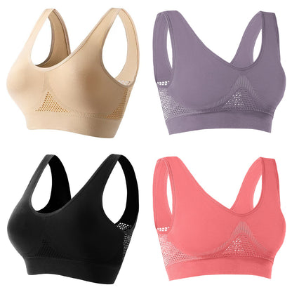 🥰【Pack of 4】B lélegző és hűvös lélegző pulóverek méretben mari❤️【40-120KG】.
