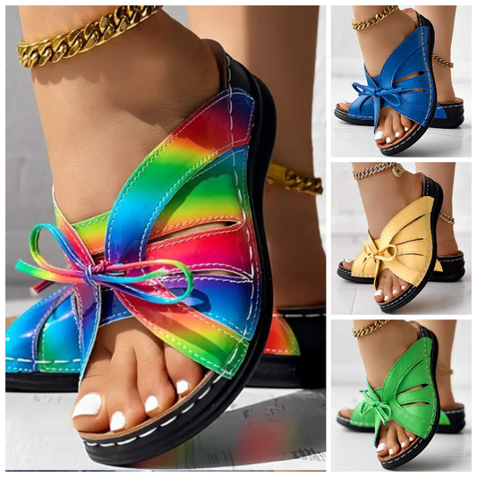 【36-43】【Újdonság, 50% kedvezmény 🎉】 Stílusos női csípős, peep toe csúsztatható szandál