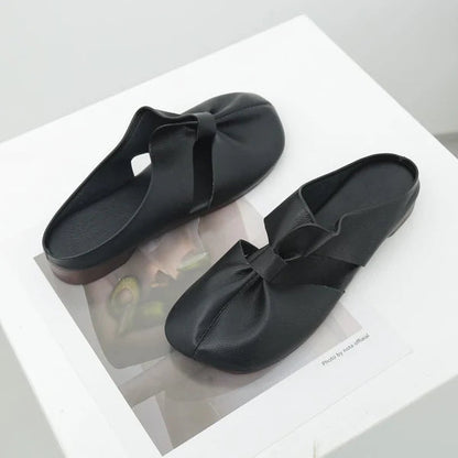 👡【Ultra puha】【Annyira kényelmes, hogy le sem akarod majd venni!】Divatos, kényelmes, lélegző papucsok alacsony talppal
