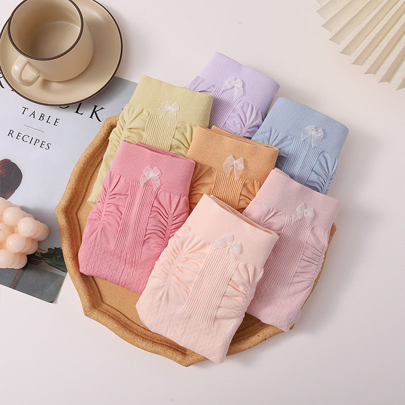 👩【7 sztuka】【Kup jeden, a drugi dostaniesz za darmo】】Antybakteryjne elastyczne majtki kontrolujące brzuch z wysoką talią w dużych rozmiarach（60-100kg）