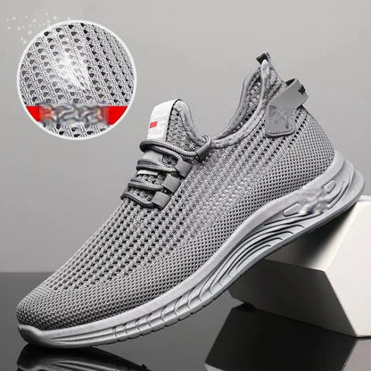 🔥【39-44】👟Kényelmes és légáteresztő hálós, csúszásmentes, divatos alkalmi férfi cipő