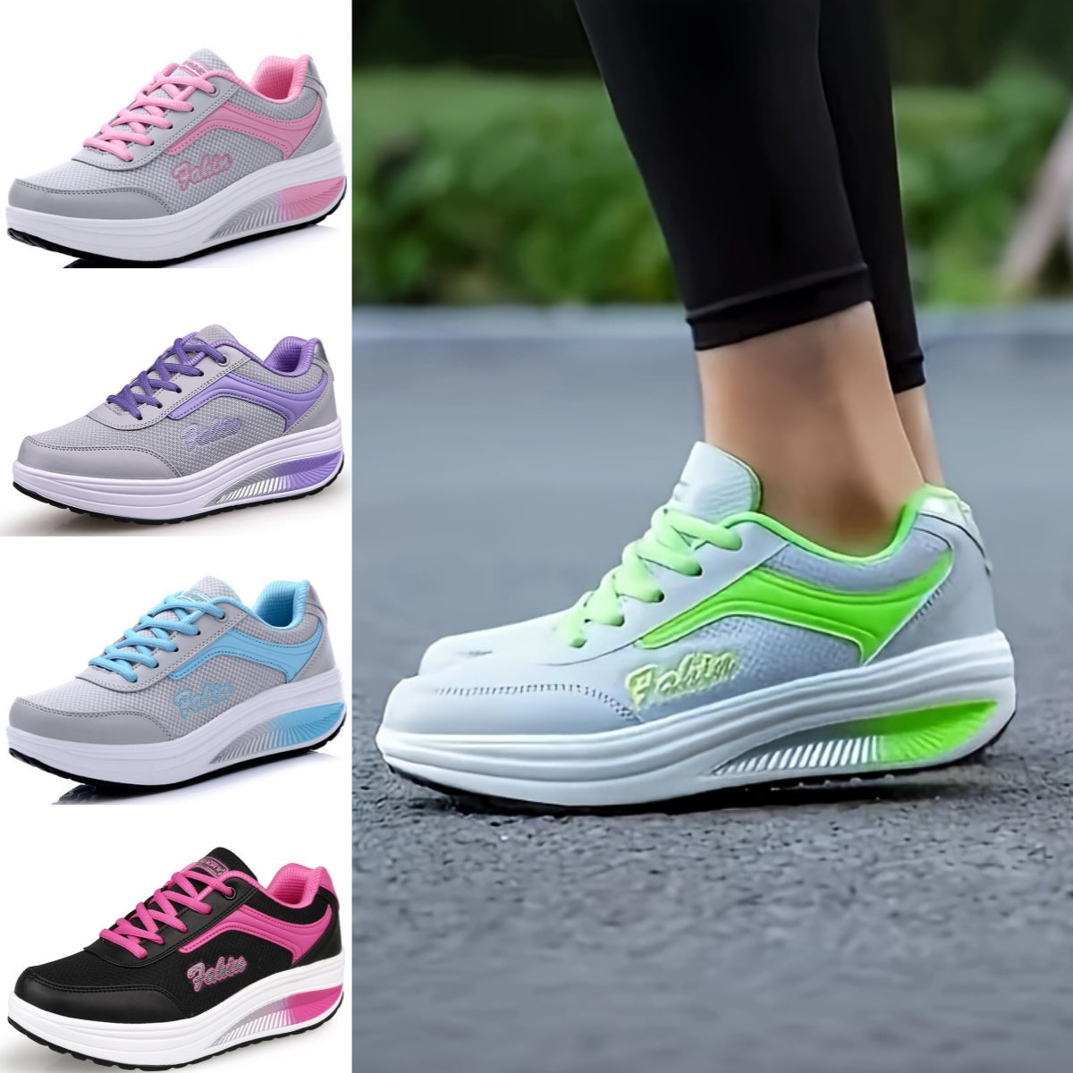 💥👟【50% kedvezmény】【35-43】Őszi-téli új női divatos, lélegző, hétköznapi sportcipők