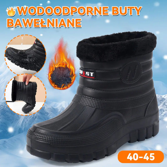 ♥️♥️【Nowy produkt】Ciepłe, wodoodporne, bawełniane buty outdoorowe i śniegowce wyściełane polarem